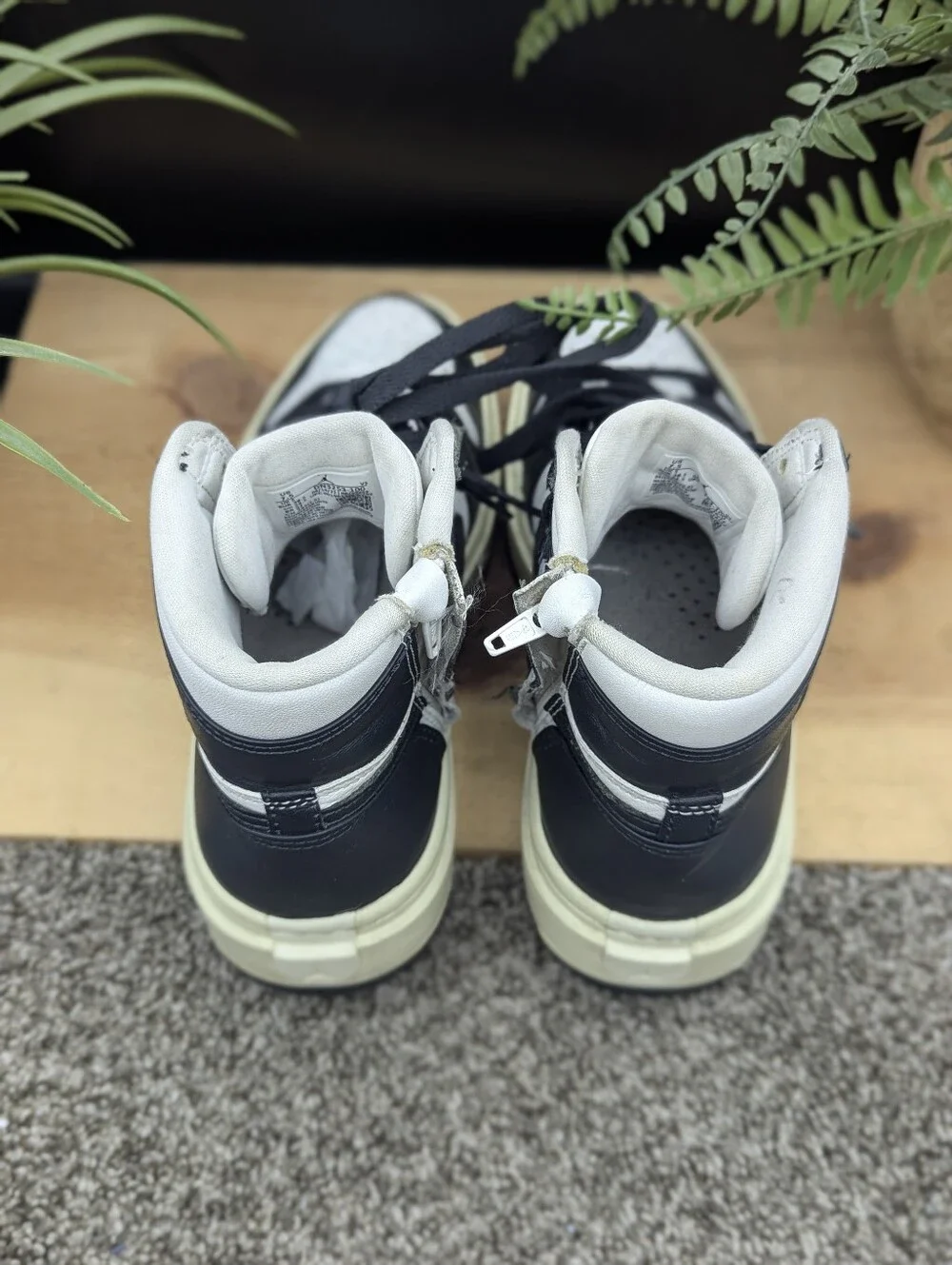 Jordan toebox wrinkling